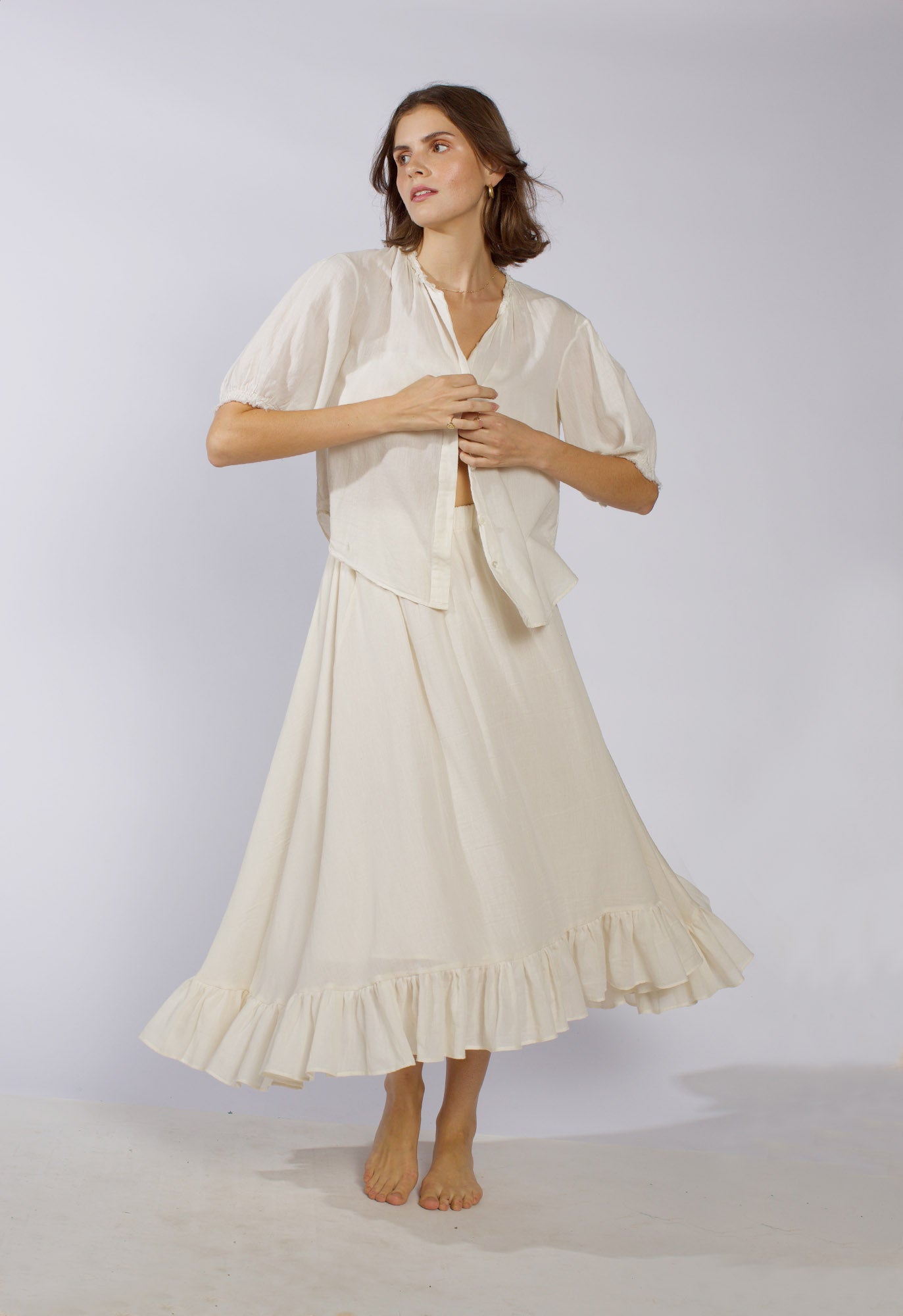 Pico Blouse in Natural