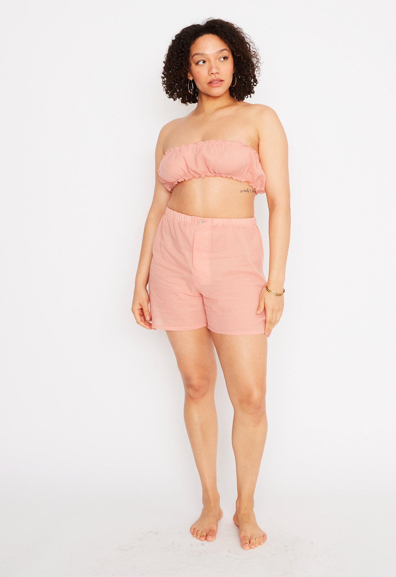 Brighton Boxer Short in Rose