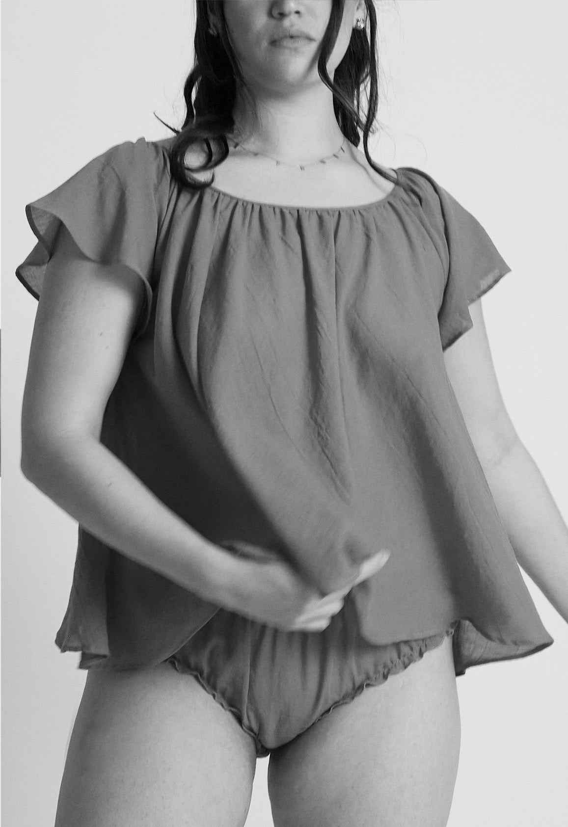 Swing Top in White